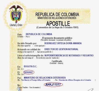 APOSTILLA NACIONAL 